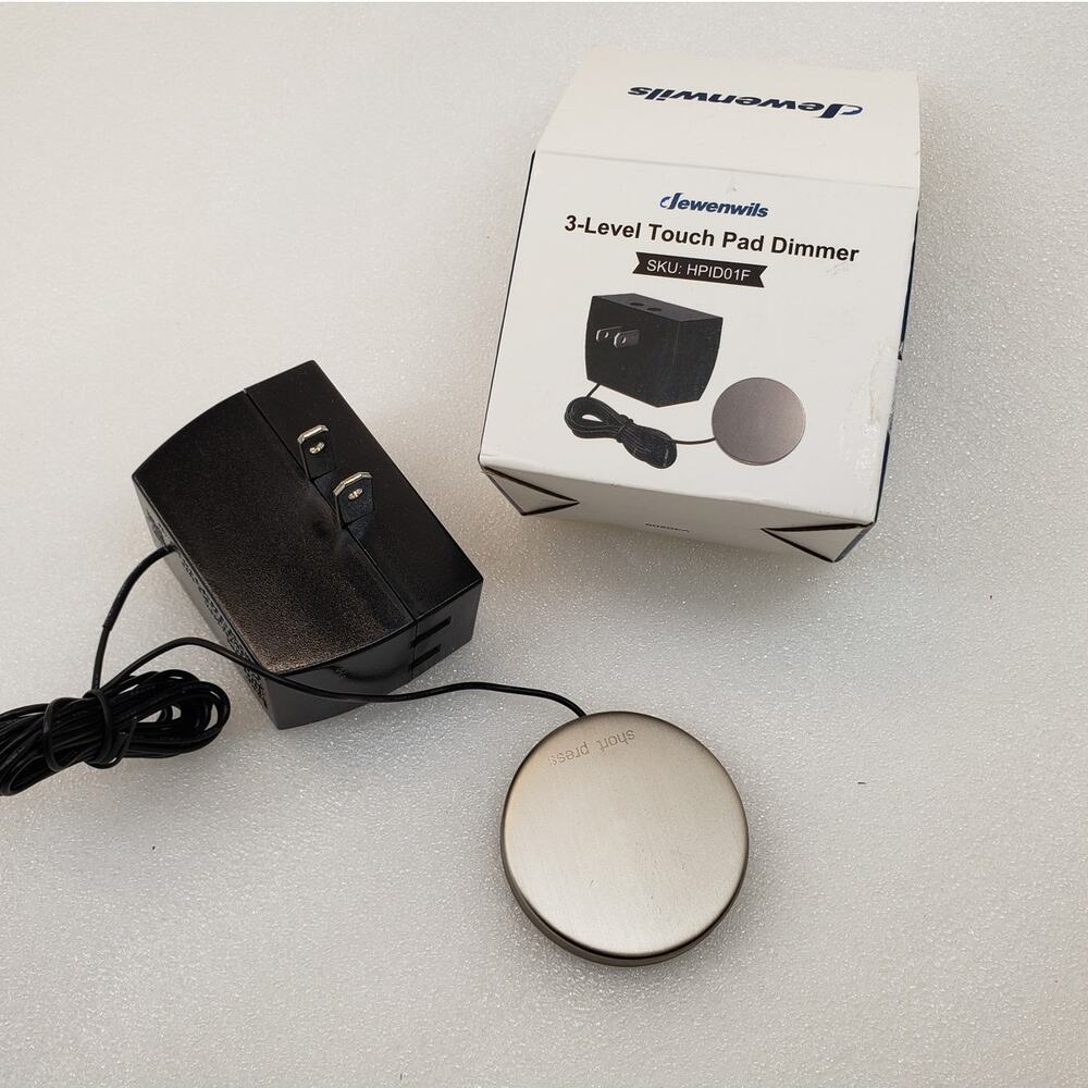 Dewenwils 3-Level Touch Pad Dimmer Plug (SKU: HPID01F)